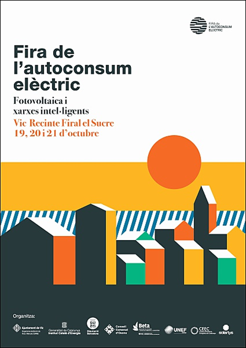 Anuncio de la primera feria de autoconsumo eléctrico en Vic.