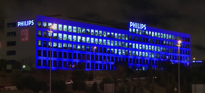 Edificio de Philips en Madrid. 