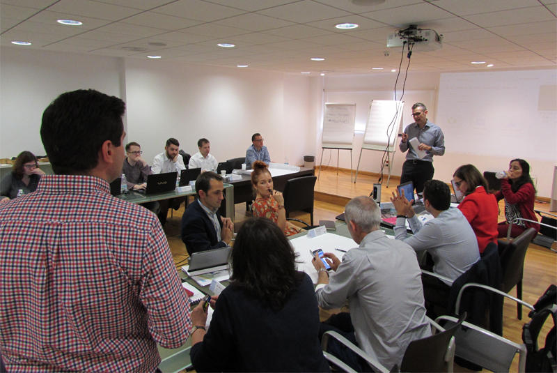 Reunión de lanzamiento del proyecto eTEACHER en Málaga. 
