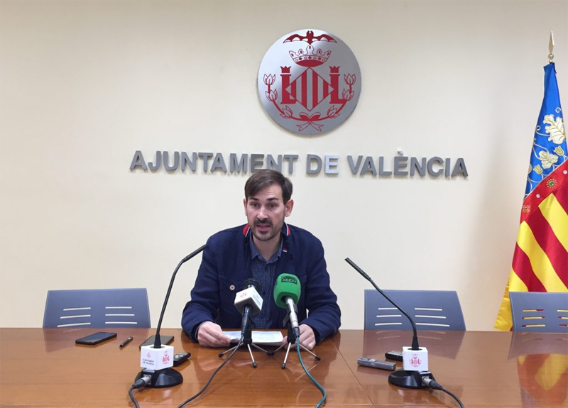 Sergi Campillo, concejal de Gobierno Interior del Ayuntamiento de Valencia.