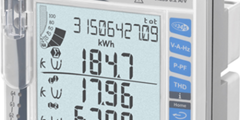 Analizador de potencia multicanal WM50 de Carlo Gavazzi