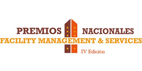 Logo de los IV Premios Nacionales Facility Management & Services.