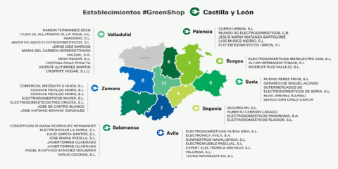 Ecolec elige Castilla y León para poner en marcha su programa #GreenShop de reciclaje de RAEE