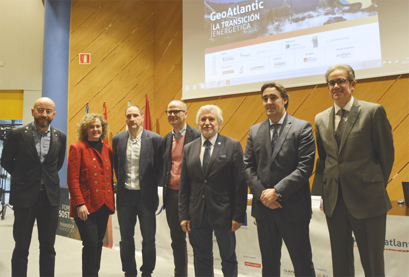 Participantes en la jornada de presentación del proyecto GeoAtlantic. 