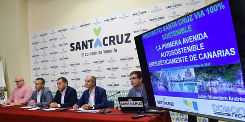 Santa Cruz de Tenerife tendrá una avenida alimentada íntegramente por Energía Renovable