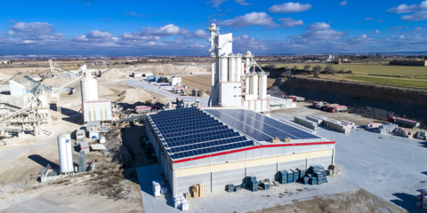 Una empresa de áridos instala uno de los mayores sistemas de Autoconsumo Fotovoltaico de Cataluña