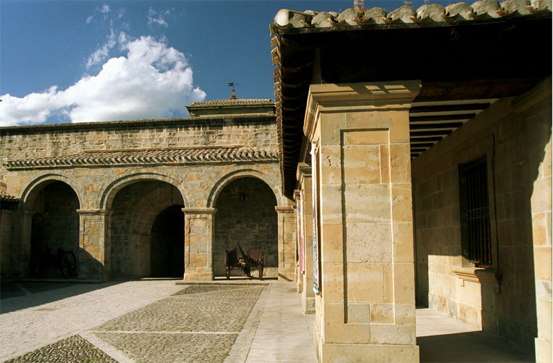 Interior de la Ciudadela de Pamplona. 