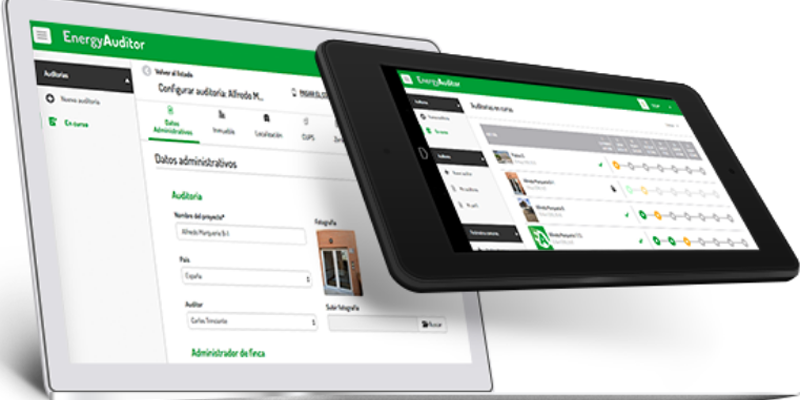 App de Energy Auditor para profesionales de las auditorías energéticas.