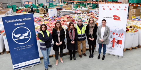 El Banco de Alimentos de Asturias ahorrará el 80% de su consumo energético con la nueva Iluminación LED