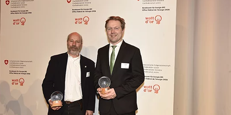 Schréder Suiza recoge el Premio Watt d'Or.