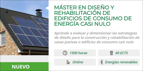 Máster en Diseño y Rehabilitación de Edificios de Consumo de Energía casi Nulo