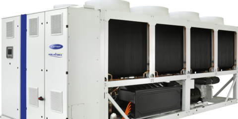 Carrier lanza la gama de enfriadoras AquaForce Vision 30KAV con tecnología Greenspeed