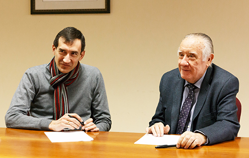 Firma del convenio entre Circutor y la EUSS.