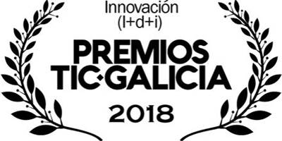Logo de los Premios TIC Galicia 2018.