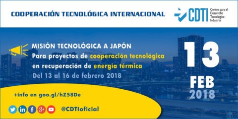 Empresas españolas buscan en Japón colaboración tecnológica en proyectos de Recuperación de Energía Térmica