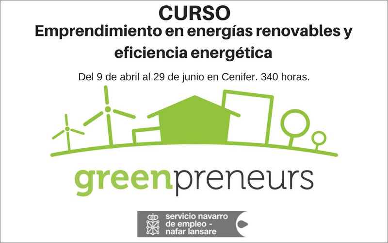 Anuncio del programa Greenpreneurs.