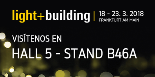 Invitación de Schréder para visitar su stand B46A en el Hall 5 de Light+Building