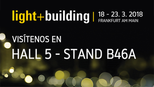 Invitación de Schréder para visitar su stand B46A en el Hall 5 de Light+Building