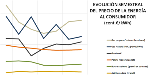 El Índice de Precios de Avebiom refleja que la estabilidad del pellet dispara el uso de la biomasa