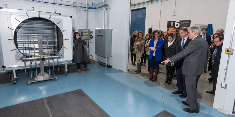 Inauguración del laboratorio de ensayos de CEIS en Móstoles.