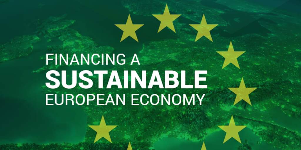 Portada del informe final del grupo de trabajo de la Comisión Europea que ha elaborado el Plan de Acción de Finanzas Verdes.