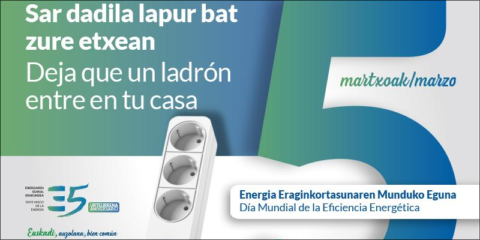 Campaña de sensibilización del EVE por el Día Mundial de la Eficiencia Energética
