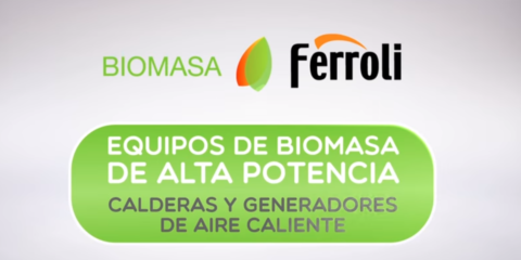 Equipos de biomasa industrial de Ferroli