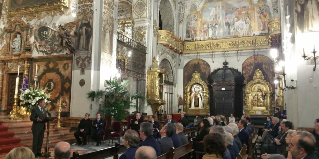 Iglesia María Magdalena de Sevilla. Inauguración de la iluminación.