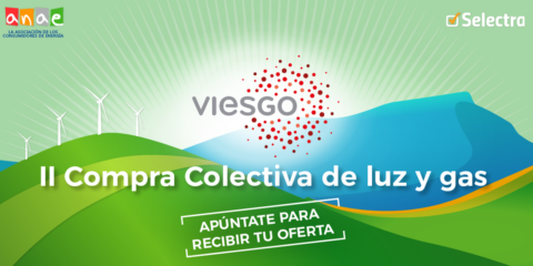 Viesgo gana la segunda compra colectiva de energía verde lanzada por ANAE y Selectra