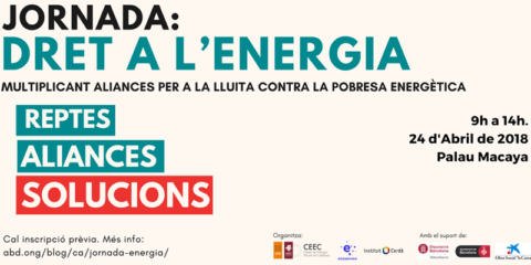 Jornada en Barcelona para multiplicar alianzas en la lucha contra la pobreza energética