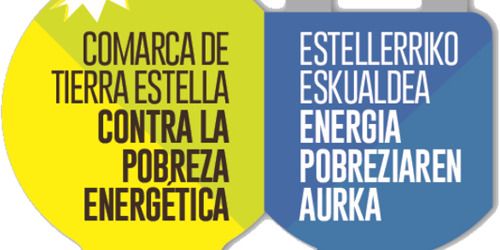 Logo del programa "Comarca de Tierra Estella contra la pobreza energética".