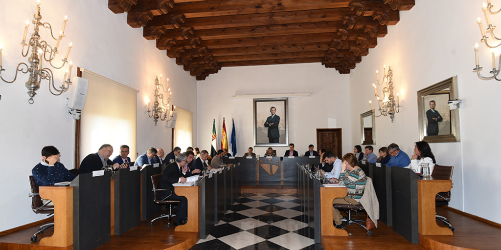 Pleno de la Diputación de Cáceres.