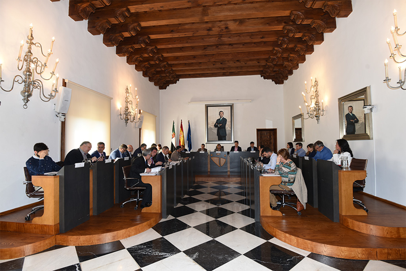Pleno de la Diputación de Cáceres. 