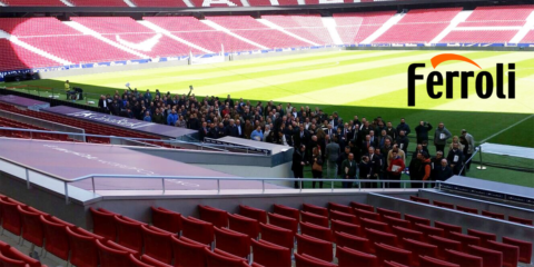 Ferroli presenta en el Wanda Metropolitano sus novedades en aerotermia y calderas de condensación