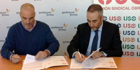Acuerdo entre Gas Natural Fenosa y el sindicato USO por la eficiencia energética de centros educativos