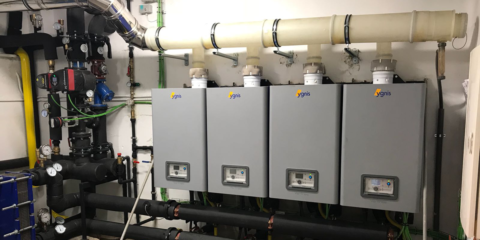 Optimización energética con tecnología de condensación en la sala de calderas de un edificio público de Barcelona