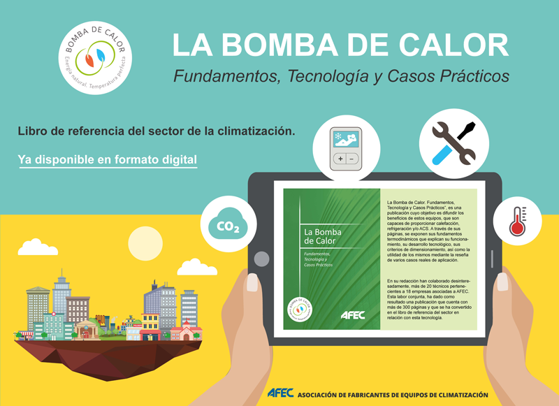 Infografía La Bomba de Calor, AFEC. 