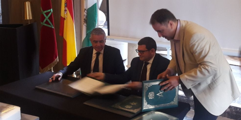 Firma del convenio de cooperación para promover la eficiencia energética en las provincias del norte de Marruecos.