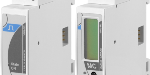 Concentradores de pulsos modulares con salida ModBus VMU-MC y VMU-OC de Carlo Gavazzi