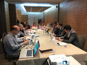 Instantánea de la presentación del Barómetro 2018 del sector de la energía eficiente en Cataluña.