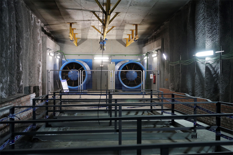 Ventilación Túnel Metro de Madrid. 