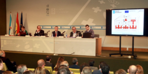 Presentación del plan de mejora de eficiencia energética del complejo San Caetano, de la Xunta de Galicia.