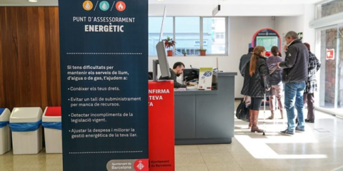 Los puntos de asesoramiento energético de Barcelona duplican el volumen de atención con respecto a 2017