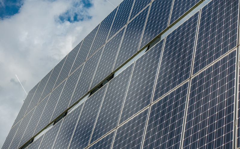 Panel solar fotovoltaico. 