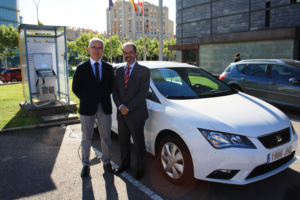 inauguración de la primera gasinera de uso interno del EREN.