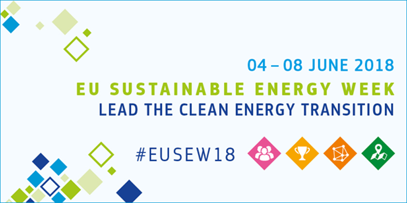 Anuncio Semana Europea de la Energía Sostenible 2018.