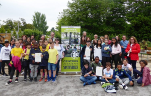 Alumnos de colegios de Madrid participantes en el programa Educar hoy por un Madrid más sostenible.