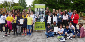 Alumnos de colegios de Madrid participantes en el programa Educar hoy por un Madrid más sostenible.