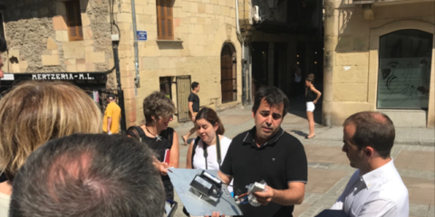 El casco histórico de Rentería se suma al alumbrado público con tecnología LED