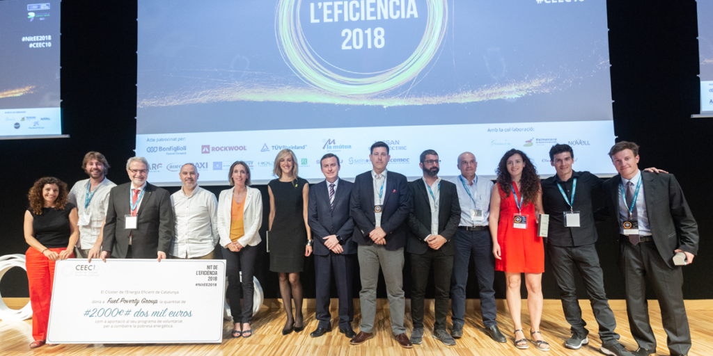 Galardonados con los Premios EmErgEnt de CEEC durante la Nit de la Eficiencia